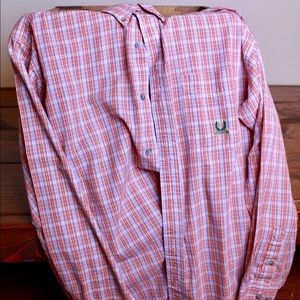 Men’s Wrangler long sleeve button down shirt